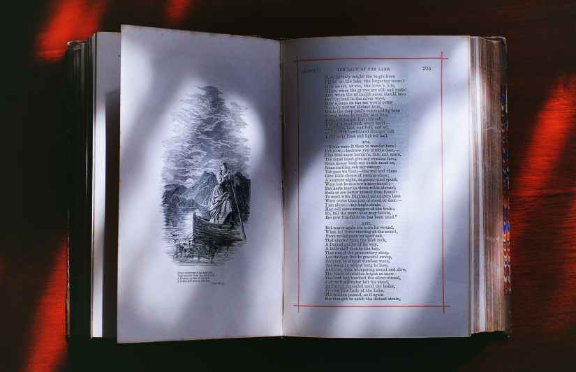 photography of opened book